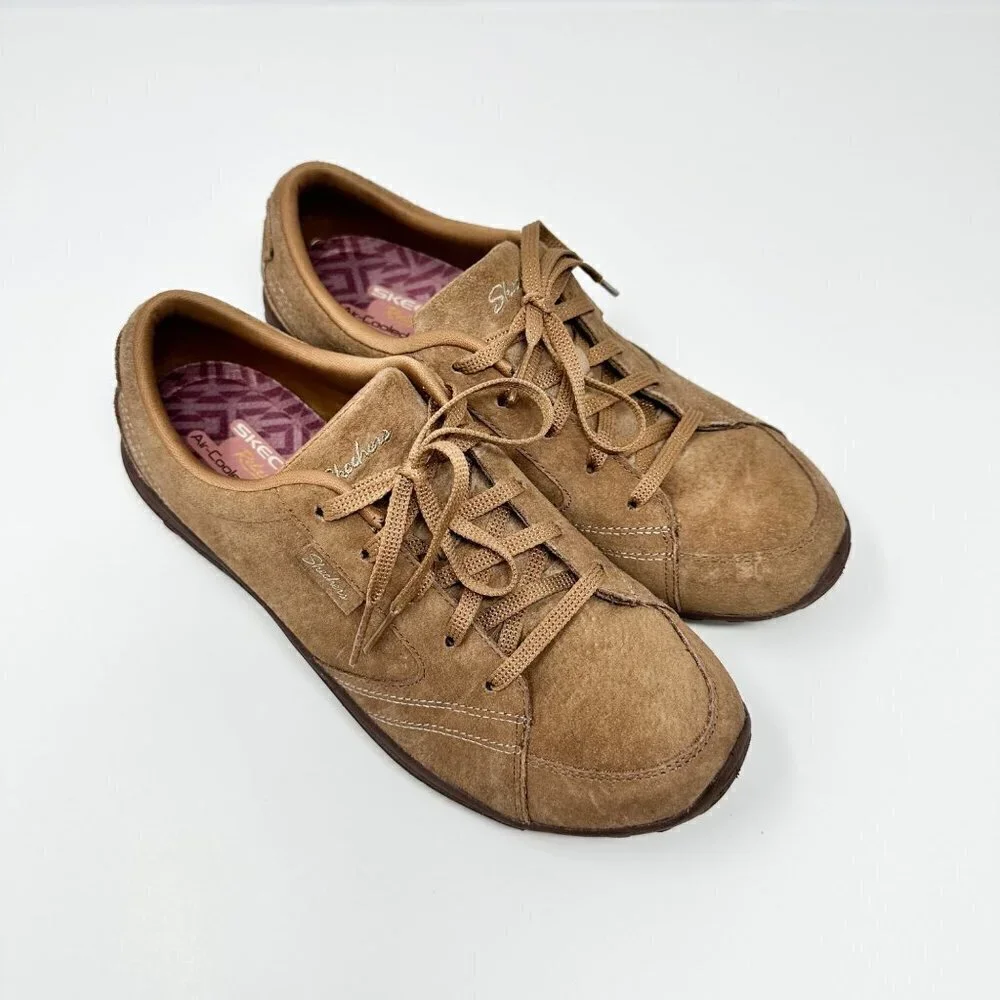 Skechers Womens Reggae Fest Bolden Desert Casual Lace Up Shoes Sneakers Size 8